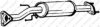 BOSAL 163-159 Middle Silencer